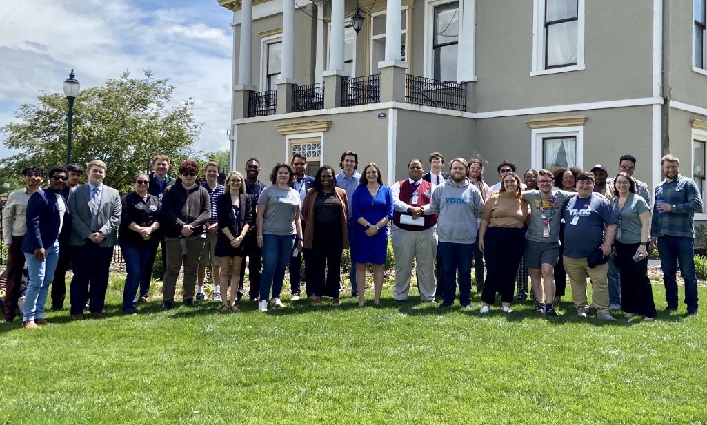 “<a href="/ydnc/">Young Democrats of NC</a> has produced the best leaders of the Democratic Party.” - <a href="/abreezeclayton/">Anderson Clayton☀️</a> 

We’re fired up to bring our bite back, fight back, and state back. 👊