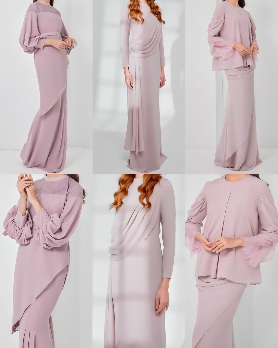 This kind of stunning yet exquisite kurung in dusty purple always have a soft spot in my heart 💜💜

A thread by #LilyShops ~