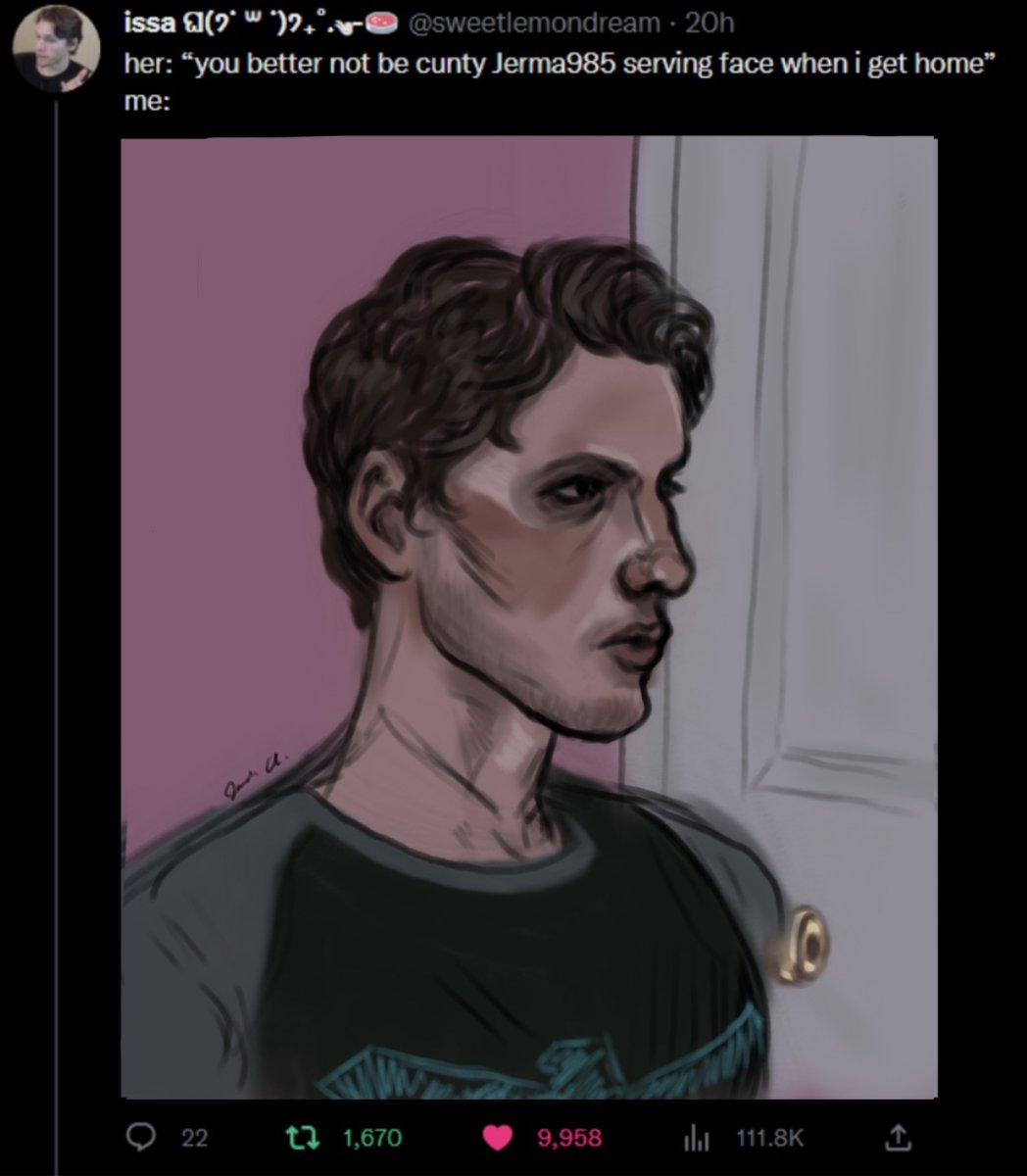 YourSaintJade's tweet photo. i drew jerma are you proud of me yet mom
#jerma985 https://t.co/j7AUkkm7oD