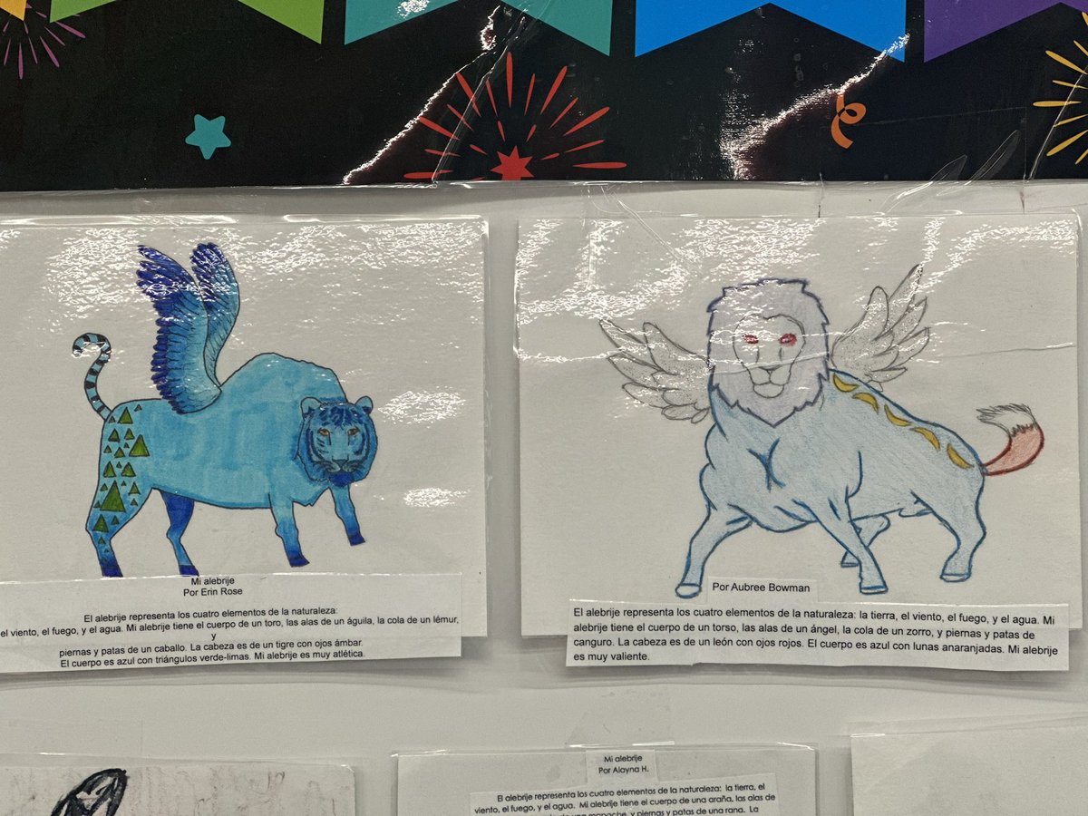 Niki Konecki (@koneckiniki) on Twitter photo I’m so proud of my students & their alebrijes! They really took their time & pride in their work with this project. 
@PackPrincipal @saltercircus <a href="/_AureliaHerrera/">Aurelia Herrera</a> I’m so proud of my students & their alebrijes! They really took their time & pride in their work with this project. 
@PackPrincipal @saltercircus <a href="/_AureliaHerrera/">Aurelia Herrera</a>