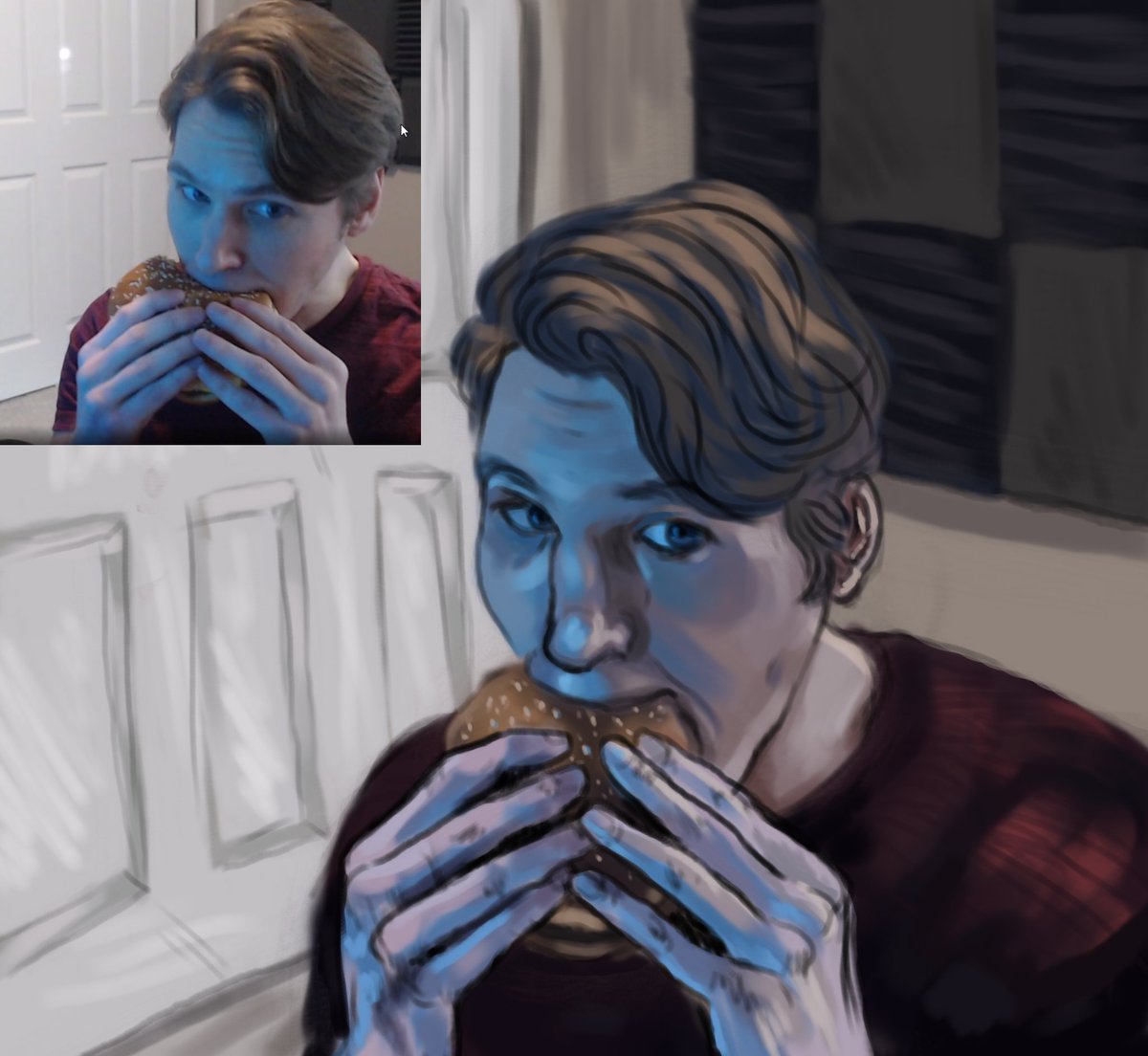 YourSaintJade's tweet photo. i drew jerma are you proud of me yet mom
#jerma985 https://t.co/j7AUkkm7oD