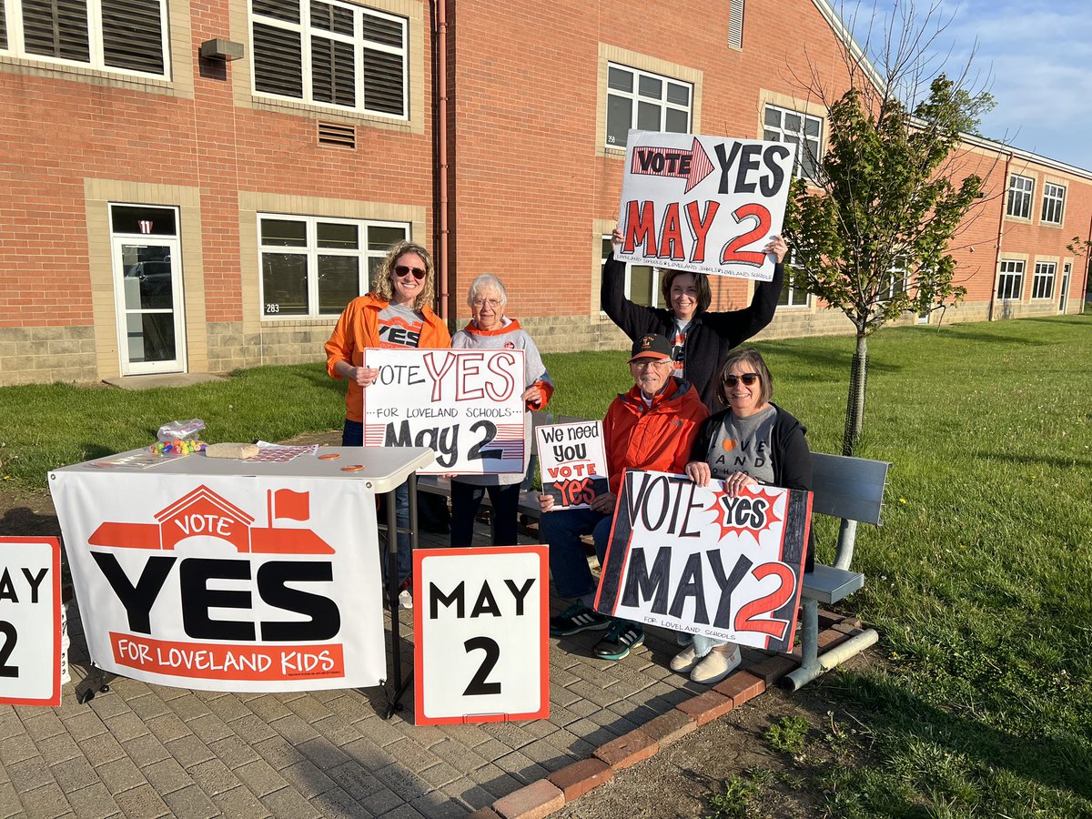 We are so thankful for our volunteers out in the community spreading the word to vote YES on Tues., May 2nd!

Our final request for help is for volunteers to work outside the polls on Tuesday!  To sign up to help, please click here!

signupgenius.com/go/20f0a4ea9ac…

Vote YES on May 2nd!