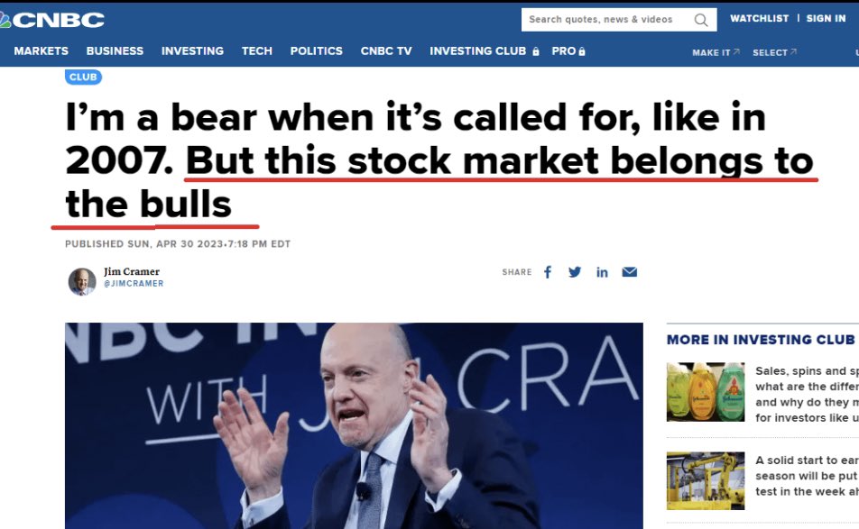 WallStreetMav's tweet photo. Crash imminent. This one looks really bad 😰

Inverse Cramer https://t.co/RoMvDWH2qP
