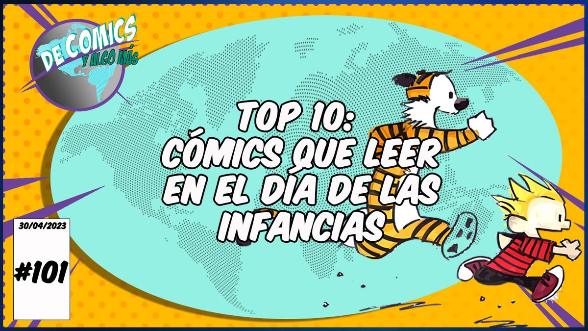 comicsyalgomas's tweet photo. Es hora de celebrar un día muy especial y lo hacemos con el tema al que le sabemos:
Top 10 cómics que leer en: #DiaDeLasInfancias 
Pásenle que estamos en vivo.
https://t.co/68nGz0a8kB https://t.co/CkY1sih09s