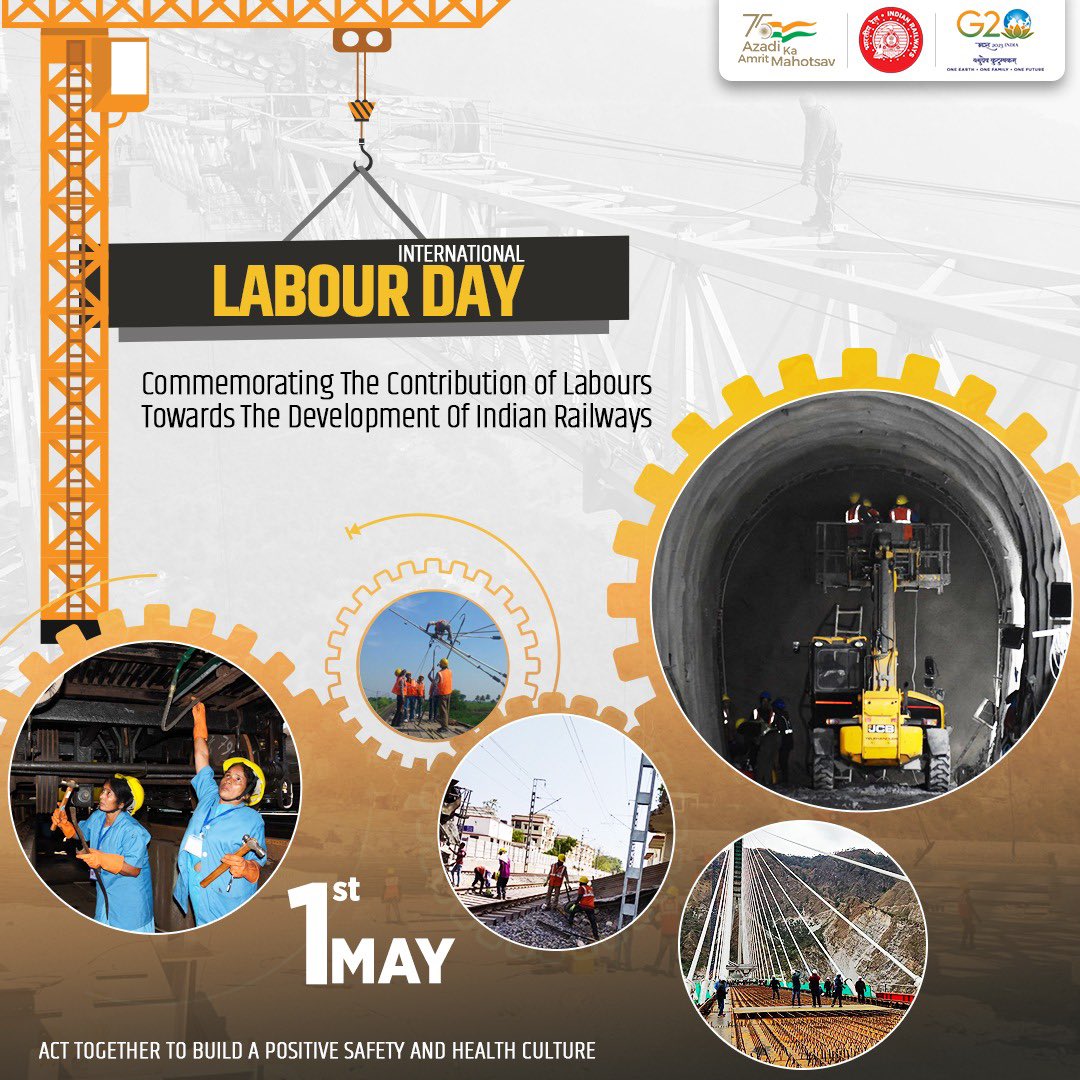 Ministry of Railways on Twitter "Applauding the nation's workforce