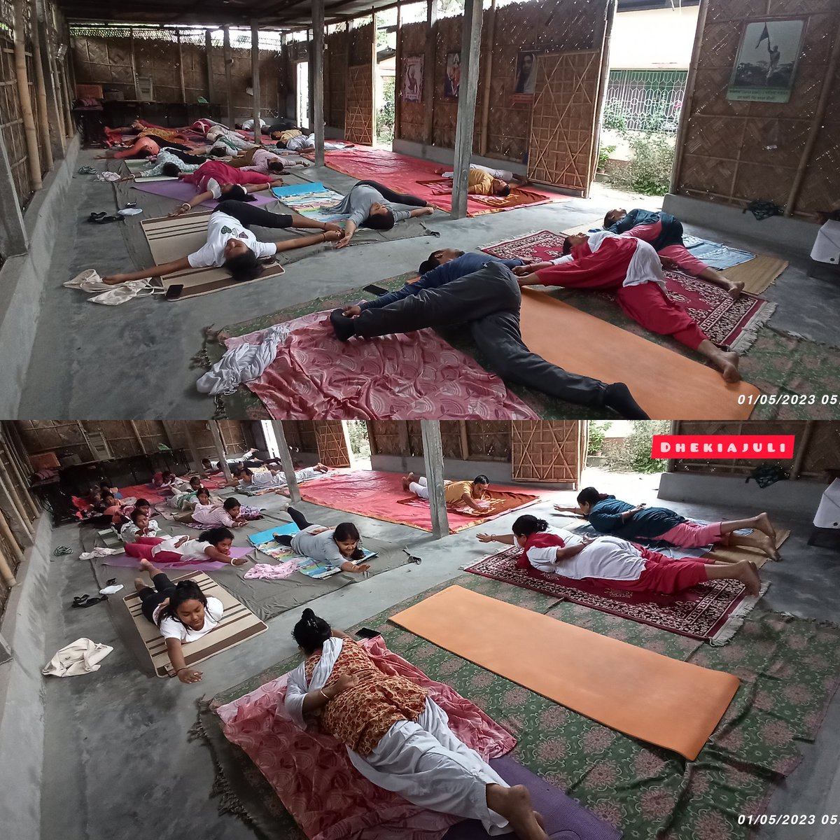 yoga_land's tweet photo. 💐----------------------🧘‍♀️🧘‍♂️--------------------💐

Assam #Sonitpur yog Shivir/centres 

Yog Mitra... #Ripon  #Manju  #Pabitra and #Shewali ji

Date...01.05.2023--------------------🧘‍♀️🧘‍♂️ https://t.co/y9cshGsR8P