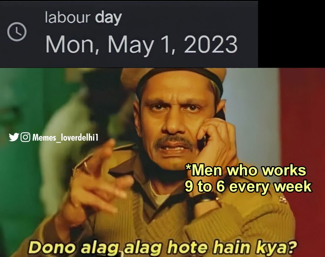 Labour day meme😂
#LabourDay #LabourDay2023 #laboursday