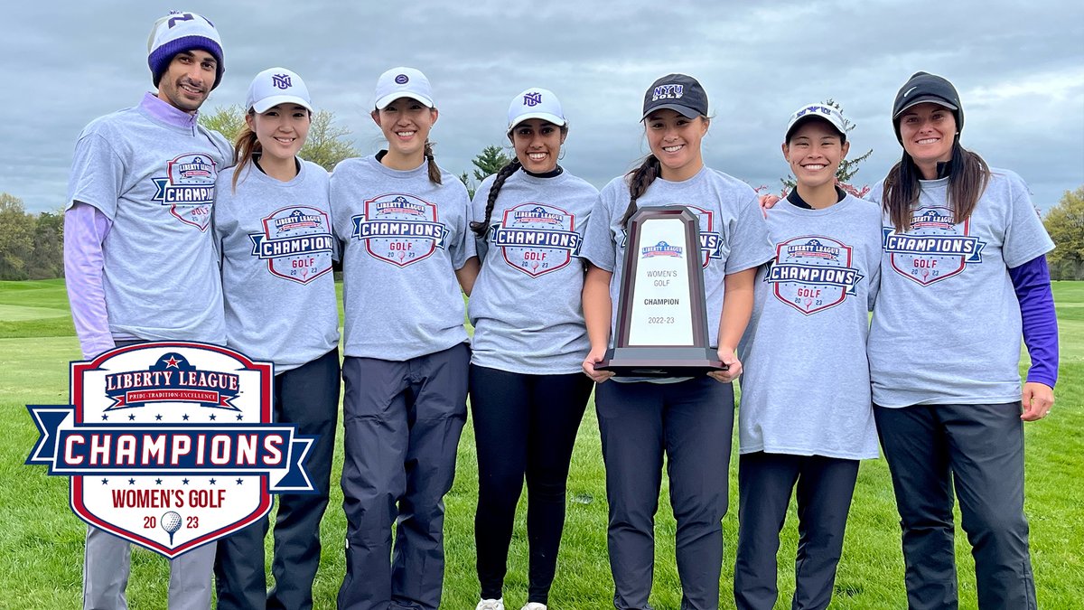 LLAthletics's tweet photo. ICYMI: It was a busy Sunday yesterday for the Liberty League with four 2023 champions crowned! 

Congrats to @SkidmoreSID @RPIAthletics x 2 &amp; @NYUAthletics!! 🏆🏆🏆🏆

#LLMTEN #LLWTEN #LLWGolf #LLMGolf #LLChampions https://t.co/aZ6CTrepyp