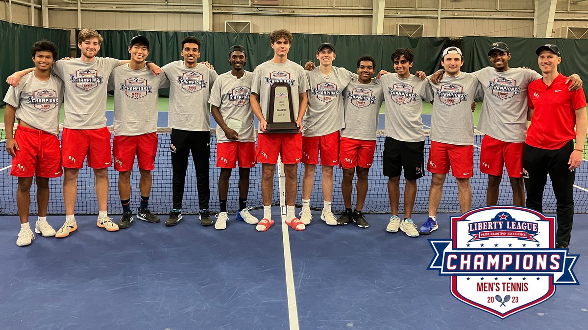 LLAthletics's tweet photo. ICYMI: It was a busy Sunday yesterday for the Liberty League with four 2023 champions crowned! 

Congrats to @SkidmoreSID @RPIAthletics x 2 &amp; @NYUAthletics!! 🏆🏆🏆🏆

#LLMTEN #LLWTEN #LLWGolf #LLMGolf #LLChampions https://t.co/aZ6CTrepyp