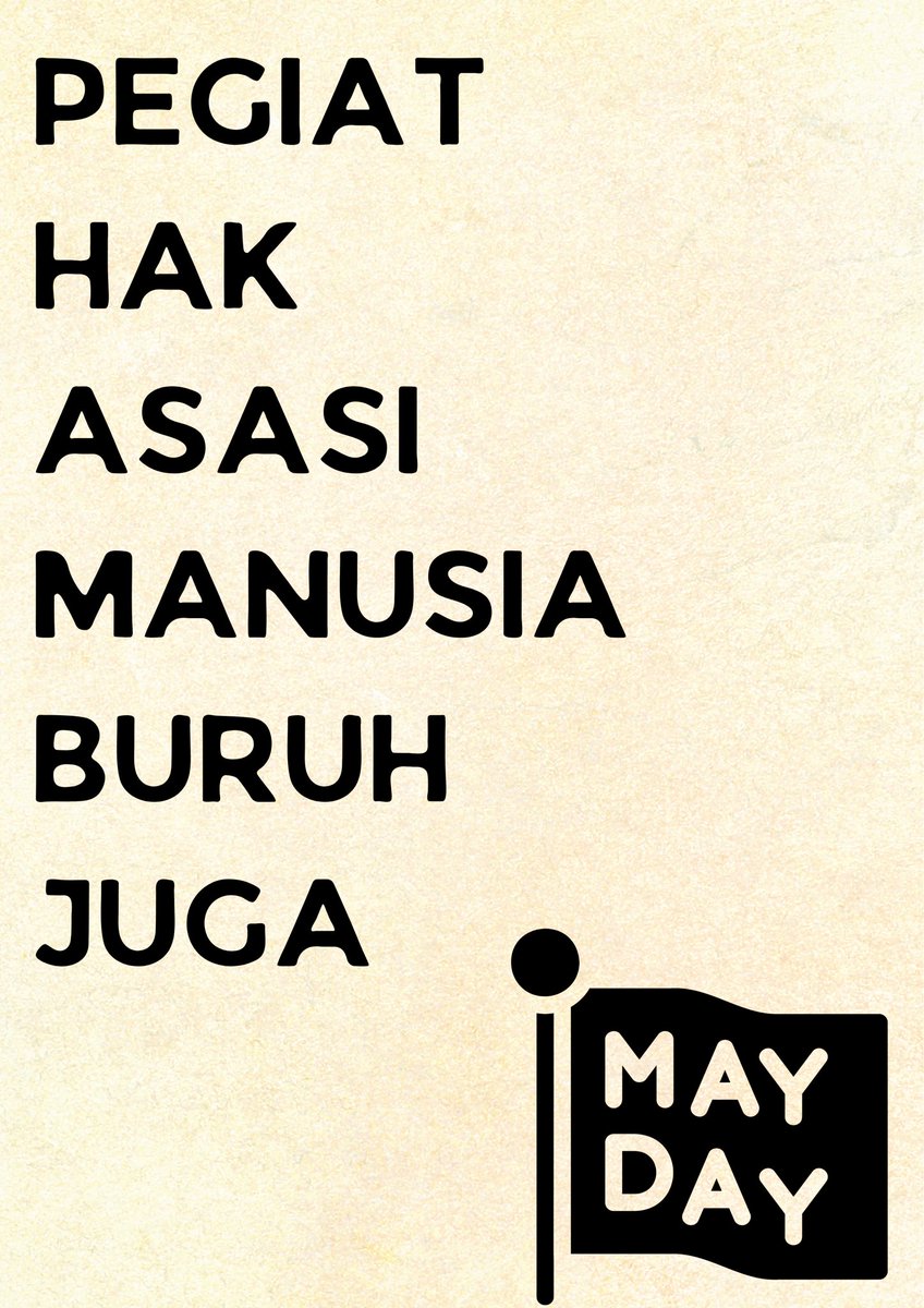 Selamat #HariBuruh! Happy #Mayday!