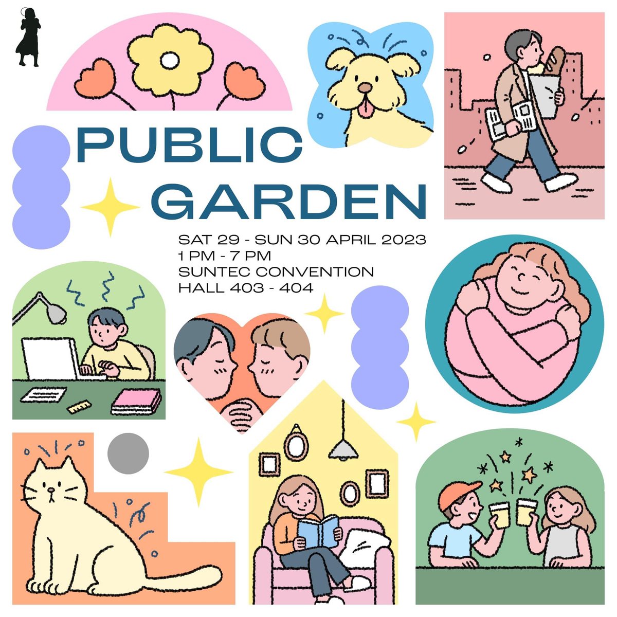 Done with @publicgarden ! This is my 1st time to joining art market overseas. So I got your attention very much💖 Next time I'll pack the cute thing more and more🎒🎨🌈  Big Thanks for you guys See you later😉   #h7ddnsartwork #publicgarden #publicgardensg #singapore