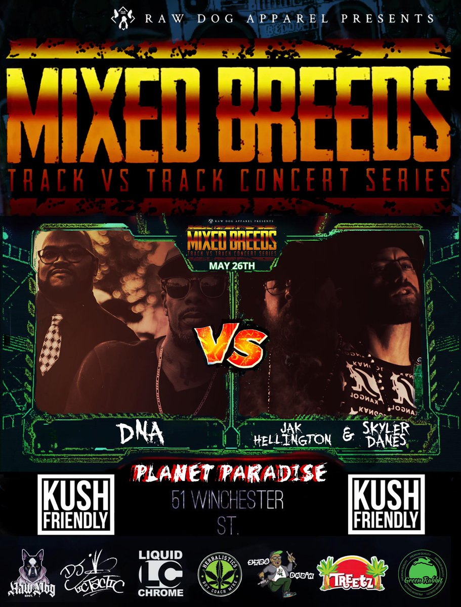 The Original Beatsters, @JakHellington &amp; <a href="/SkylerDanes/">Skyler Danes</a>, will be back on stage together once again for MIXED BREEDS Presents: "LYRICAL ASYLUM" 🗣 May 26th @ Planet Paradise in #Toronto 👻🎙👻 Come light it up with us! ☁ #ghostem

facebook.com/events/3325152…