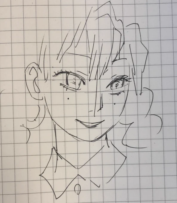 ちょっと前に描いたっぽいんだがなんでこんなヴィラン面の甘露寺さん描いたの?