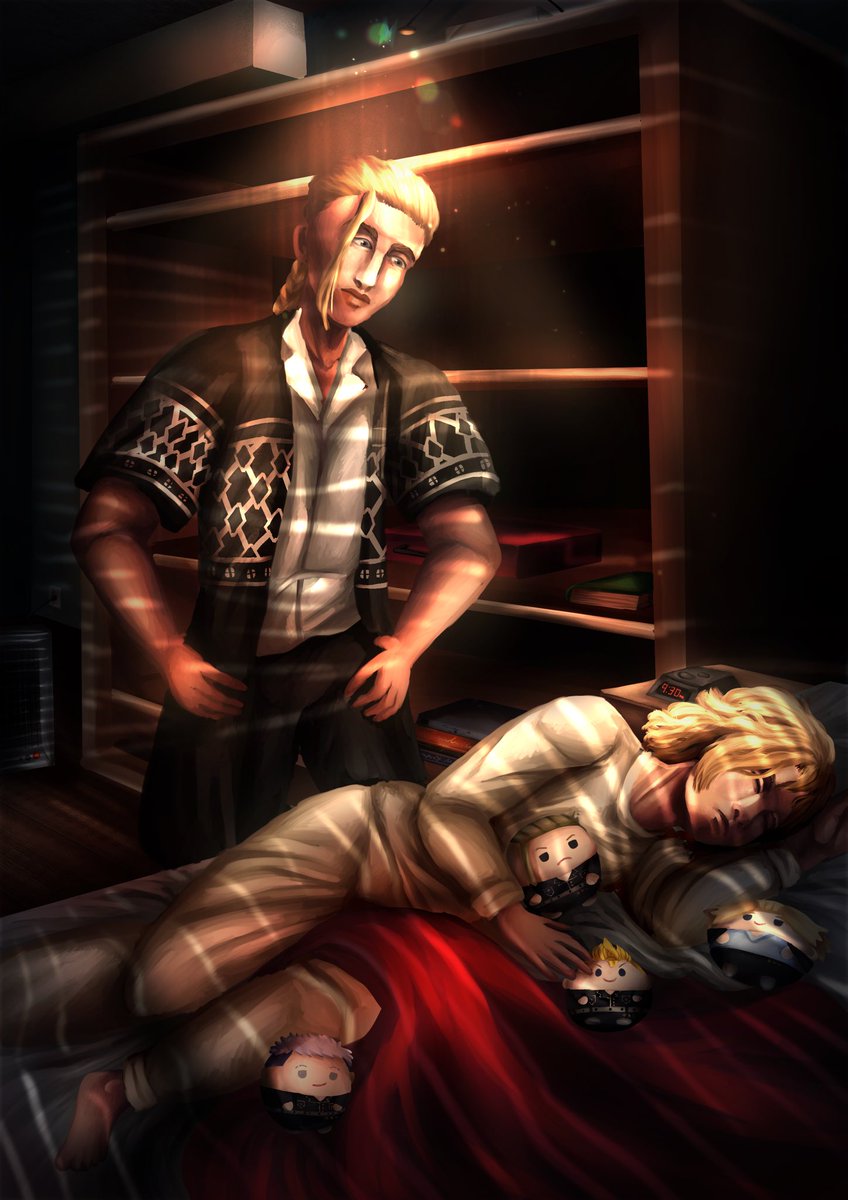 My two pieces that I made for the <a href="/TiredZine/">Sleep on It: A Tired Characters Zine -RELEASED!!!</a>  !!! Such an honour to work with this project and the other people in it ❤️❤️❤️