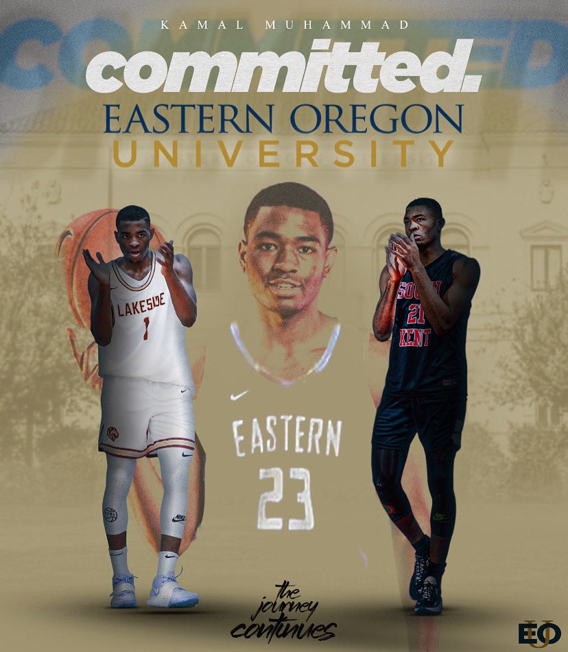 kamalmal23's tweet photo. Beyond blessed continue my career at Eastern Oregon University! I’d like to specially thank all of the coaches who’ve helped in my journey thus far. I’d also like to thank Coach Kemp at EOU for welcoming me into the school and program. The journey continues… let’s get to work💯 https://t.co/jnxBMBD78Z