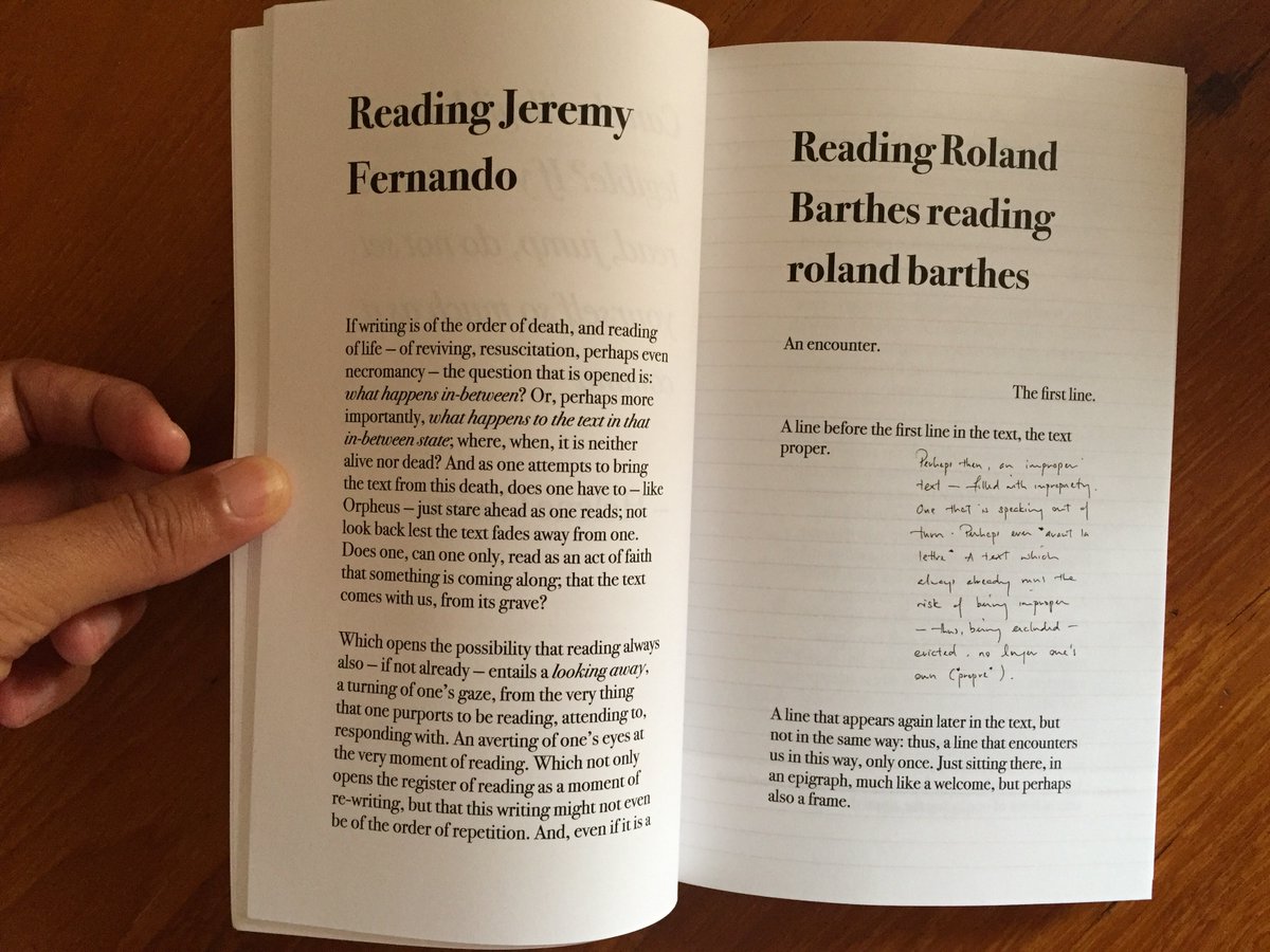 jfwearspink's tweet photo. bodies, for good or ill, are touching each other upon this page, or more precisely, the page itself is a touching (of my hand while it writes, and your hands while they hold the book) ...

~ jean-luc nancy

https://t.co/Hbi8VLnzGC https://t.co/VuaQRajXCh