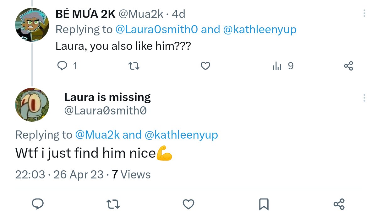 Mua2k's tweet photo. @Laura0smith0 @kathleenyup Wtaf you like him but you negate that https://t.co/VUVgYNy3QR