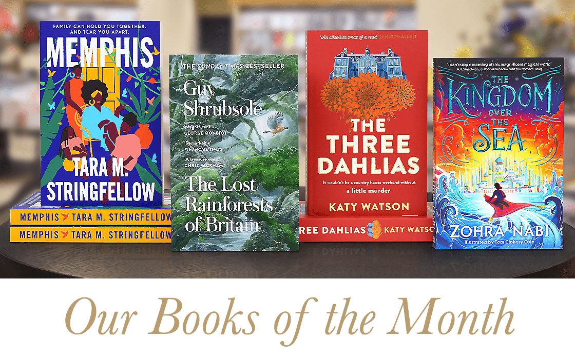 As the Morris dancers dust off their bells, we bring you some great new #BooksoftheMonth...
Kingdom Over The Sea by @Zohra3Nabi
#TheThreeDahlias by @KWatsonAuthor
Memphis by @stringfellowtm
The Lost Rainforests of Britain by @guyshrubsole