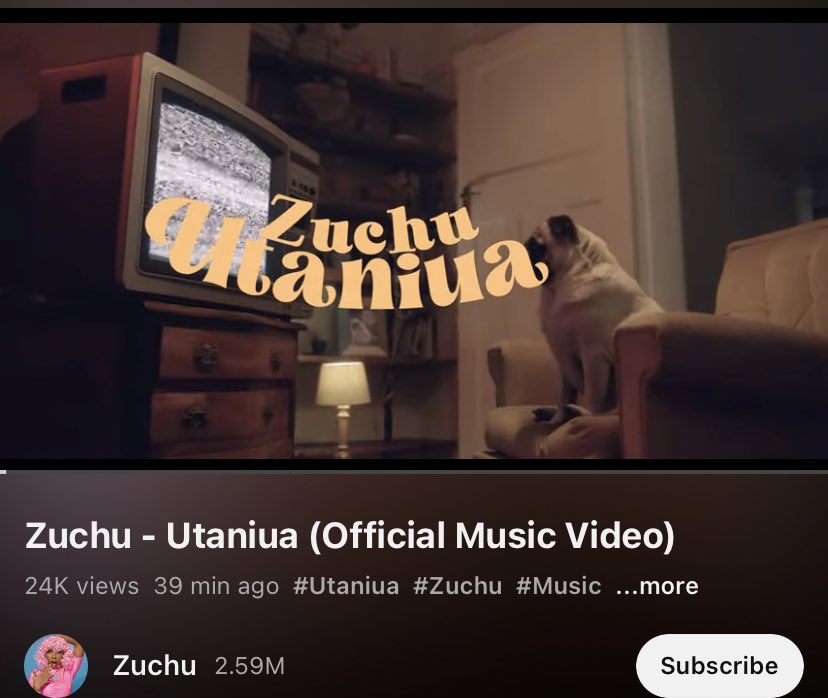 Video King ✅ -@diamondplatnumz Video Vixen ✅- @officialzuchu Creativity✅ Nasemajeeeeee Ukitoa Tashwishwi Moyoni ,Utakubali Kwa sasa @officialzuchu Ni Best Female Artist AFRICA! Kweli ZUCHU -UTATUUWAA😁😁😁