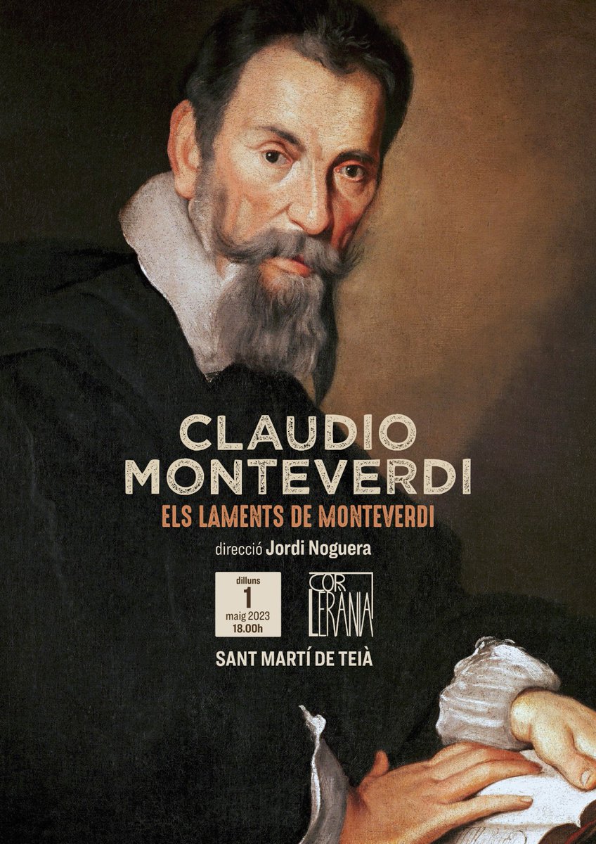 corlerania's tweet photo. Avui estrenem nou programa a l'església de Sant Martí de Teià a les sis de la tarda: «Els laments de Monteverdi». Us hi esperem a tots!!! https://t.co/mvtz6wQMJh