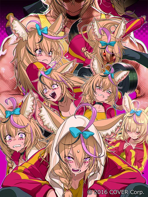 尾丸ポルカ様()がCOVERした ◤ KICKBACK ◢   のイラストを担当させていただきました 勢いのある歌声とMVでノリノリのアゲアゲになっちゃってください!  
