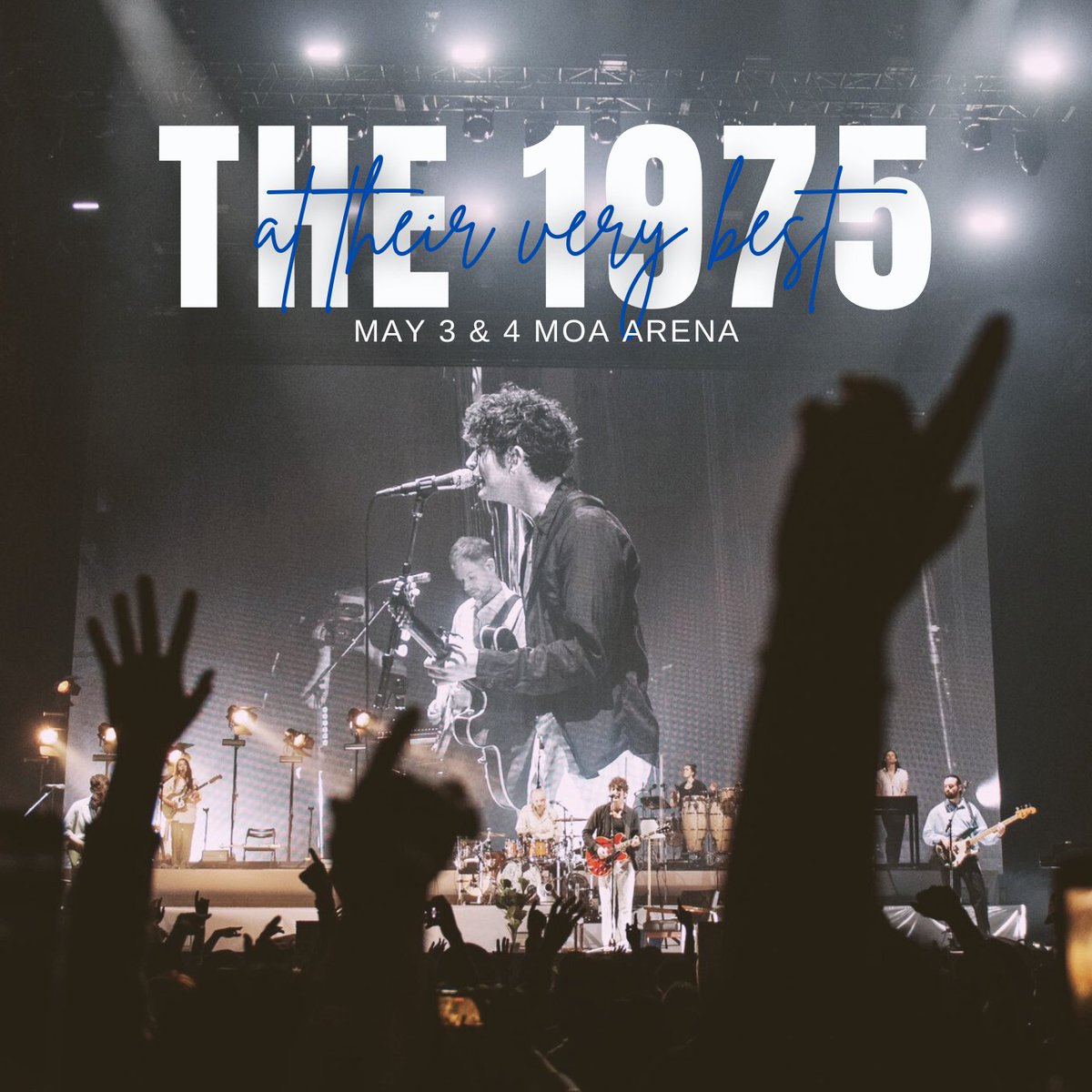 philconcerts's tweet photo. HAPPENING TOMORROW: THE 1975 returns to Manila, playing all of their hits and giving you an unforgettable concert experience with special guest Wallice on May 3 and 4 at the MOA Arena!

Day 2 tickets for #THE1975inManila2023 available at SM Tickets!

@pulpliveworld @Vernon_Go https://t.co/Dl0NmSJt6i