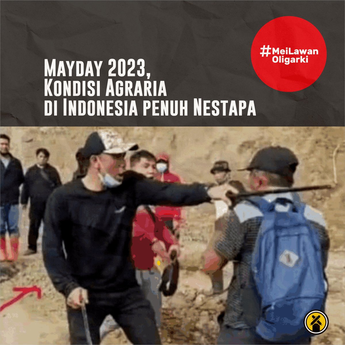#MayDay di Indonesia di tahun ini terbilang penuh nestapa dan berkalang tanah bagi Kaum Buruh. #MeiLawanOligarki