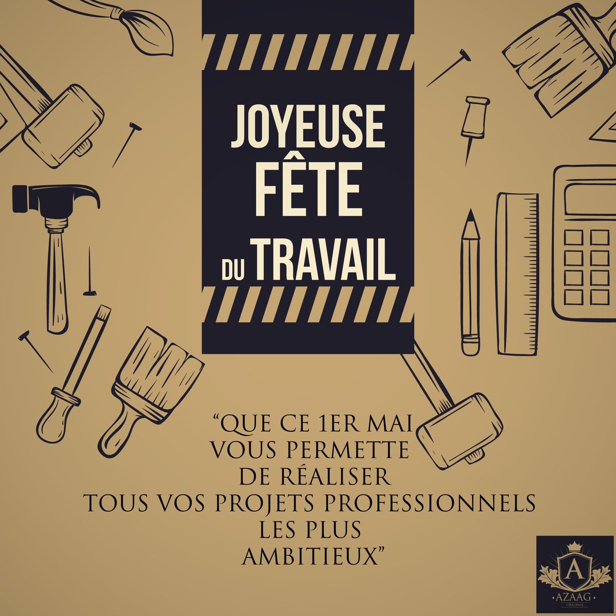 Azaag5's tweet photo. 🎉✊💼 Célébrons la force du travail ! Hommage aux travailleurs qui bâtissent notre avenir. Merci pour votre dévouement ! 🙌 #FeteDuTravail #1erMai #Azaag https://t.co/XtxgQdiUF5