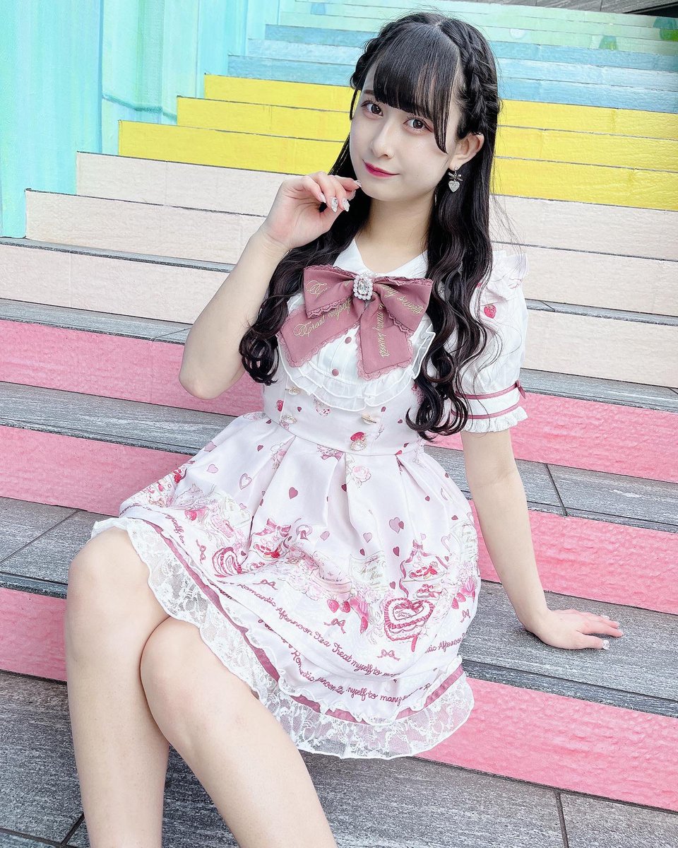 LIZ LISA Many Hearts Afternoontea柄ワンピース LIZLISA Many Hearts