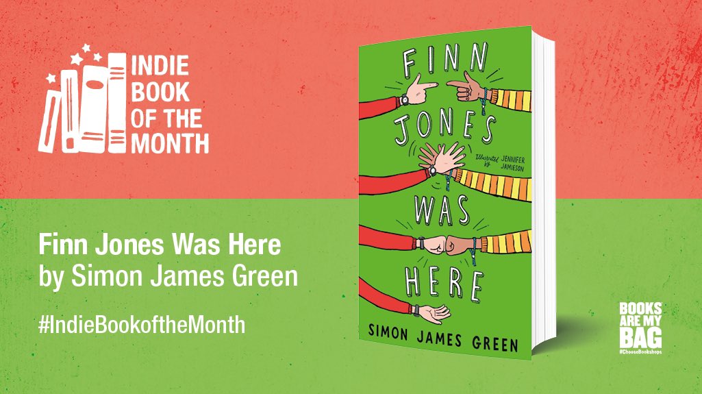Absolutely thrilled to tell you that FINN JONES WAS HERE is… INDIE BOOK OF THE MONTH! 😃 Thank you to @booksaremybag & indie bookshops everywhere for taking Finn & Eric’s last adventure to your hearts. Illustrator: @Jen_Jamieson_ (& please get a copy from an indie, obvs!)