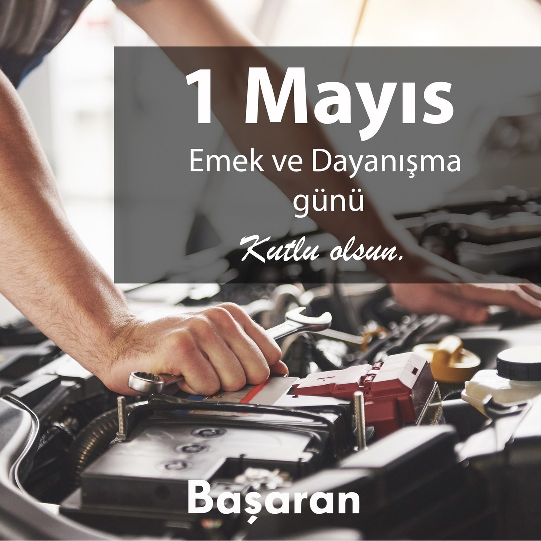 Tüm emekçilerimizin 1 Mayıs Emek ve Dayanışma Günü kutlu olsun. #Başaranotomotiv
#1Mayıs