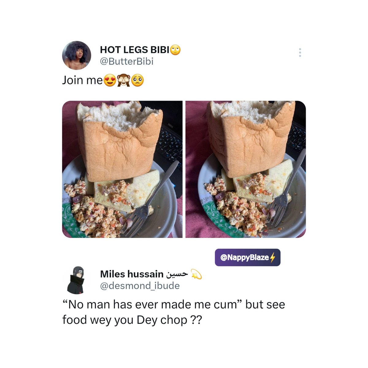 Nappyblaze's tweet image. A thread of funny and savage replies 

1. A queen and more 😂