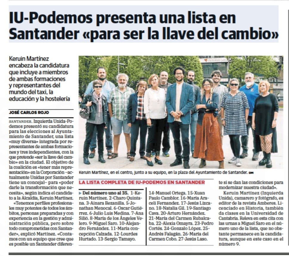 Buena acogida en prensa y muchos mensajes de cariño, apoyo y ánimos. 
¡Vamoooos! 🌪️🌴