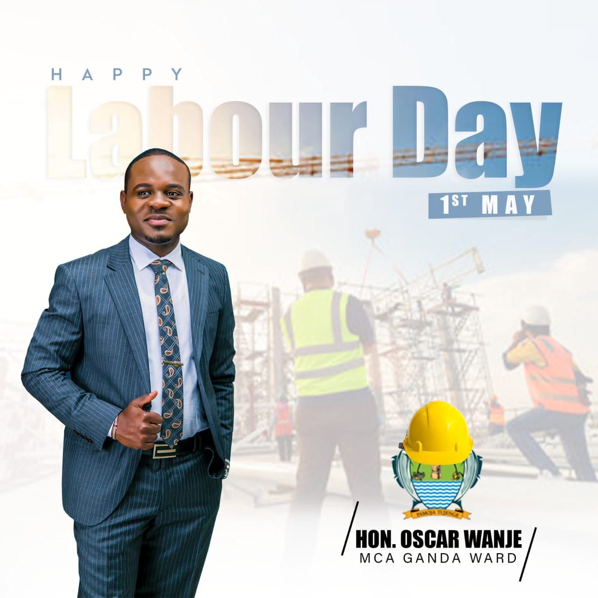 I would like to take this opportunity to wish a Happy Labour Day to all workers in Ganda,Kilifi and Kenya at large.

#happylabourday2023
