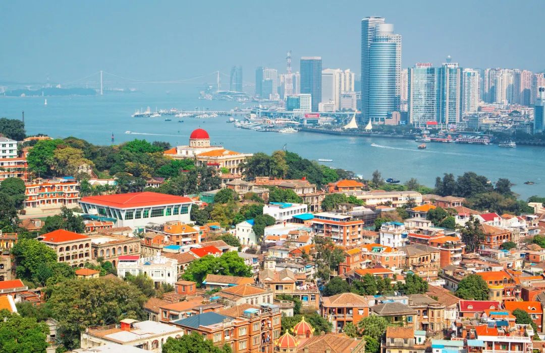 VisitXiamen's tweet photo. Gulangyu Island, unlike the other modern and prosperous side of the sea, has its own peace and transcendence away from the clamor. 🌊 Accompanied by the undulating red tiles amid the verdant green forest, enjoy the passage of time.
#WaveDiary #VisitXiamen https://t.co/FhB7tqxxCn