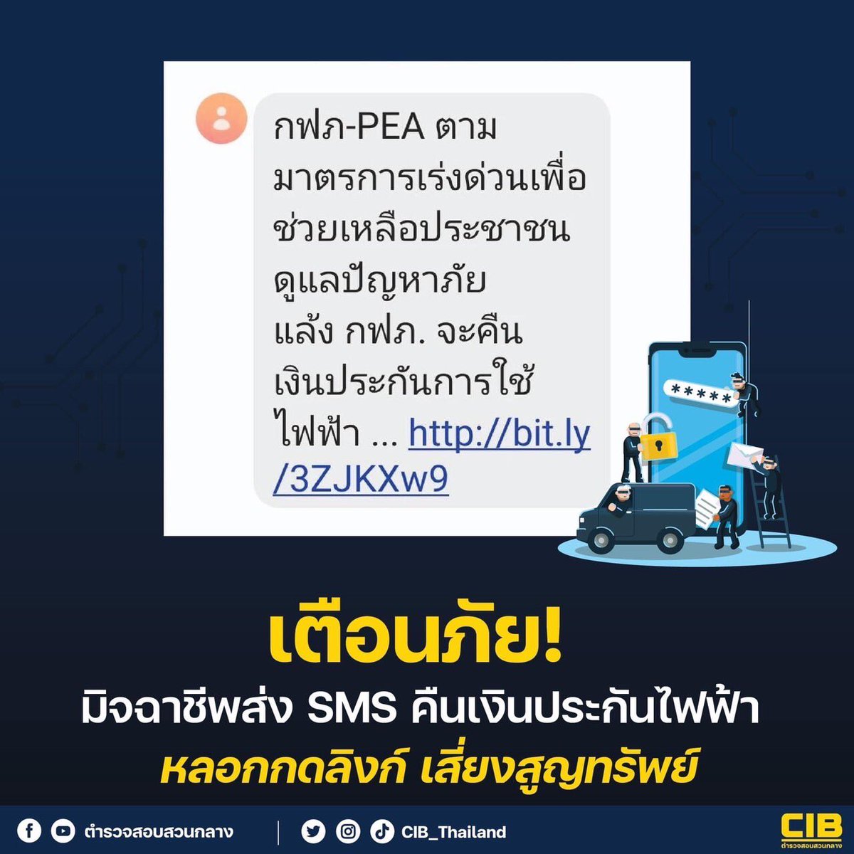 เตือนภัย มิจฉาชีพ