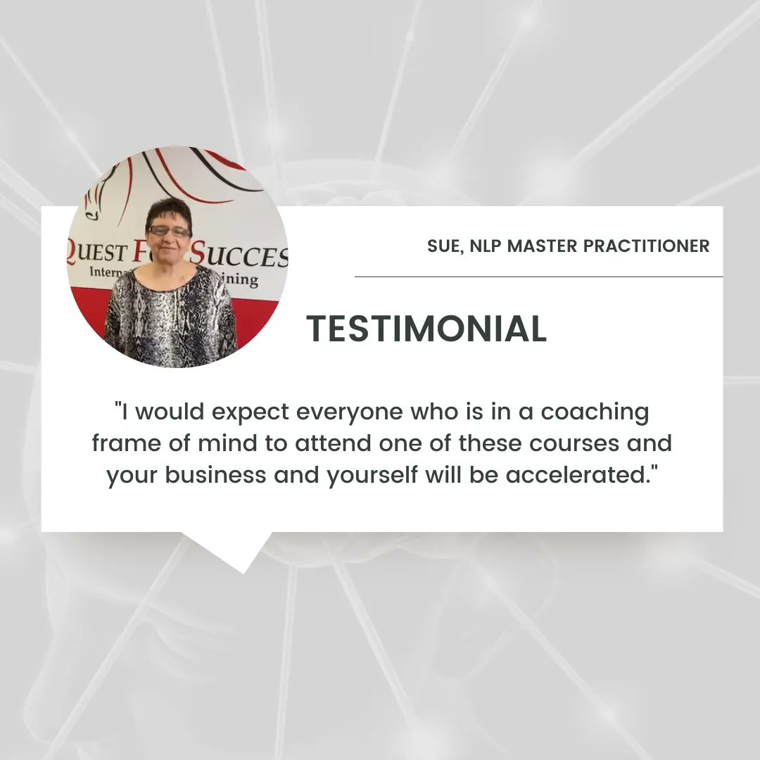 QFS_NLPTraining's tweet image. Accelerate your business and yourself. 🧠 Become a Master Coach on our Enhanced NLP Master Coach Practitioner Certification© Programme, kickstarting on 14th May! 👏

We have spaces remaining, secure yours here: buff.ly/40gm1N9

#NLPcoach #NLPpractitoner #NLPmaster #