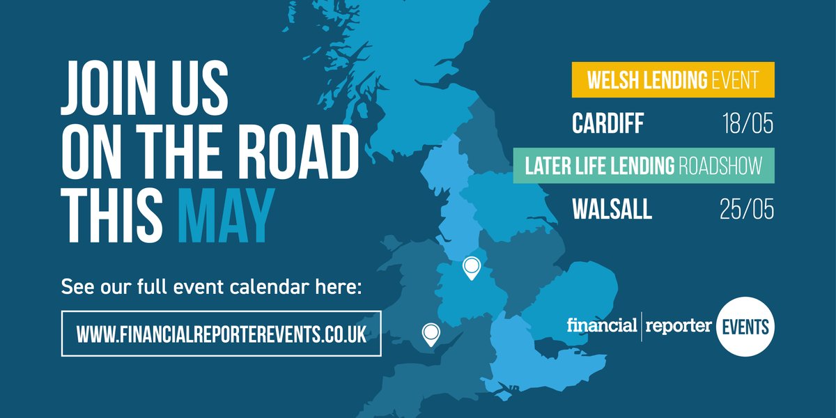 EventsFinancial's tweet image. Would you like to join us for our educational roadshows on the road in May? Here's where we'll be - you can sign up for any of our upcoming events at financialreporterevents.co.uk #FREvents