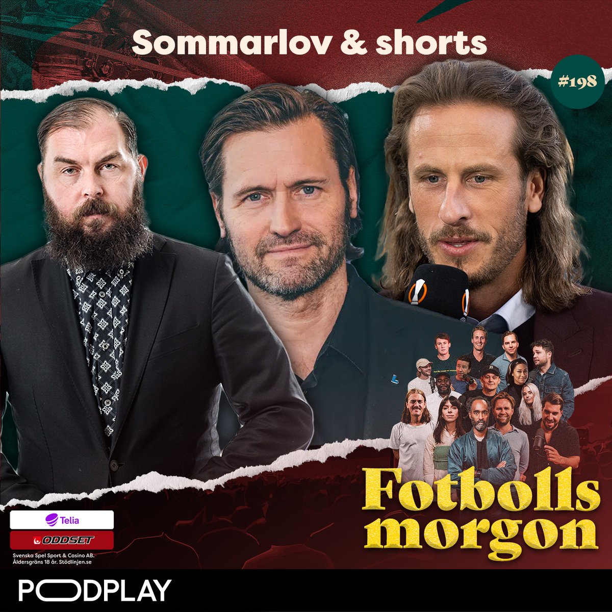198. Sommarlov &amp; shorts

Martin Melin &amp; Jonas Olsson gästar! Hör Martin berätta om pistolskotten på Råsunda och hur Jonas från en strand i Indien valde att återuppta fotbollskarriären. 

Dessutom som alltid på måndagar - avstämning om den allsvenska fotbollen med Alexander Axén.