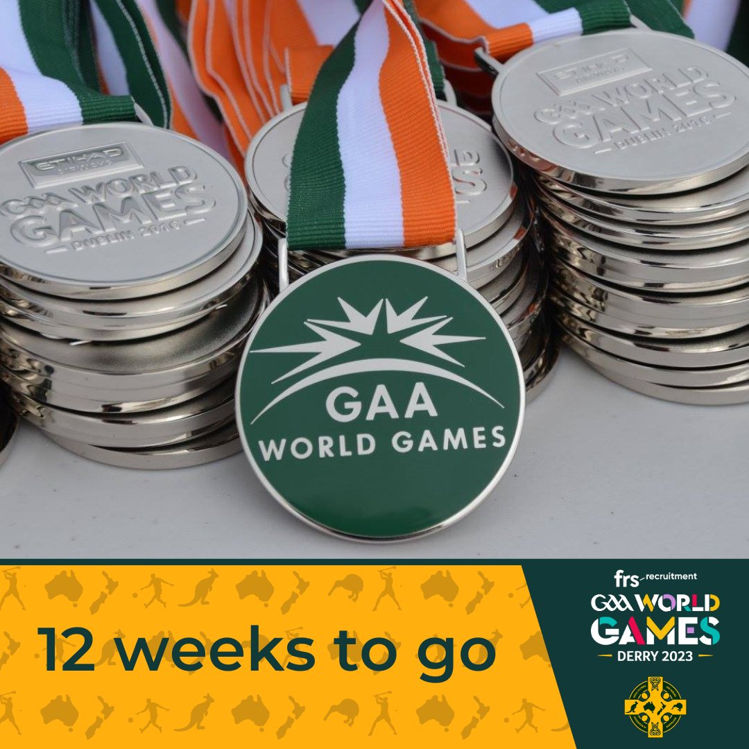 12 weeks today, we'll be lining out at the 2023 <a href="/FrsRecruitment/">FRS Recruitment</a> <a href="/GAAworldgames/">World GAA</a> in Derry.

#FRSGAAWorldGames #Australasia 🇦🇺 🇳🇿