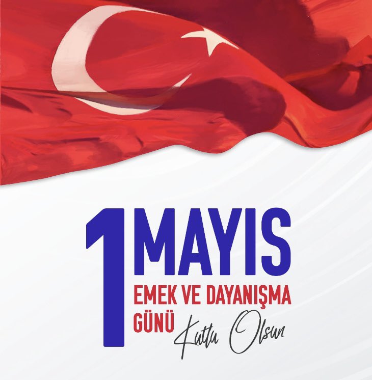 Emeğiyle, alın teriyle, üreterek hayatımıza değer katan, tüm emekçilerimizin 1 Mayıs Emek ve Dayanışma Günü kutlu olsun.👏🇹🇷🇹🇷🇹🇷