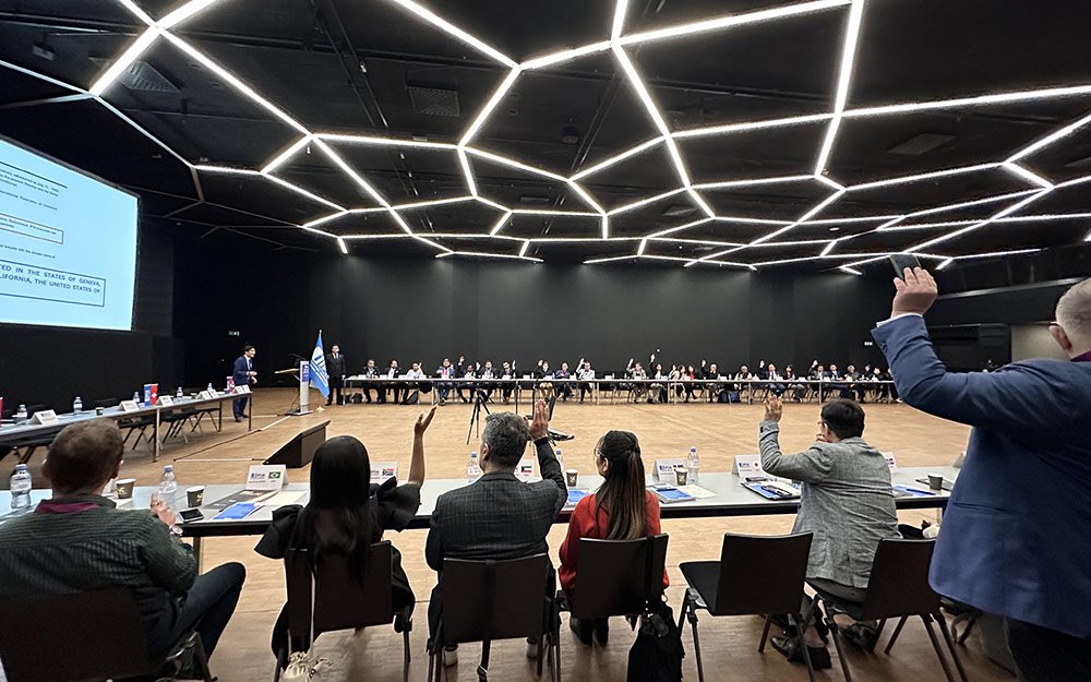 The 37th General Assembly of the International Federation of Inventors Associations (IFIA) took place on April 28, 2023, in the Congress Hall in Geneva, Switzerland.
The event was attended by IFIA representatives from over 70 member countries. The assembly featured the
