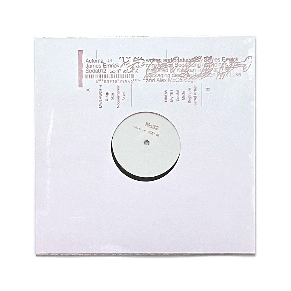 &lt;&lt;新入荷&gt;&gt;
実験音楽レーベルSoda Gongから、NY拠点の音楽家James Emrickの作品が登場。Max/MSPを用いたアブストラクト~ノイズなコンピュータミュージック。底なしのデジタル沼にハマってしまったかの如き音の渦、高音域が鋭く刺さる、終始目の前が眩しい一枚です◎ 
ovenuniverse.net/collections/re…