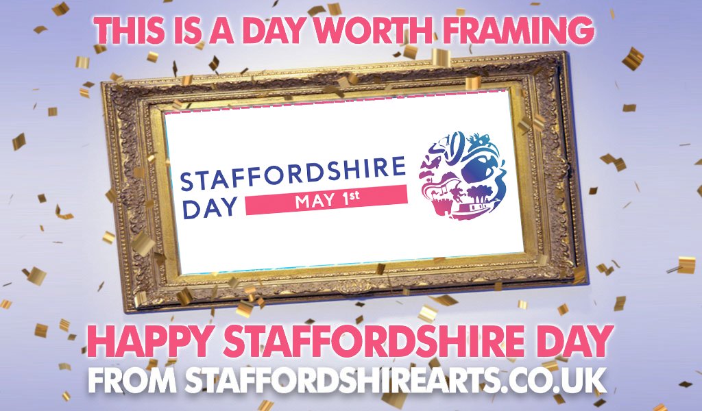 Well, this is certainly a day worth framing!!
Happy Staffordshire Day to all of the artists, performers, musicians, creatives, galleries, venues and arts lovers who make #Staffordshire a wonderfully creative place to live and visit #StaffordshireDay