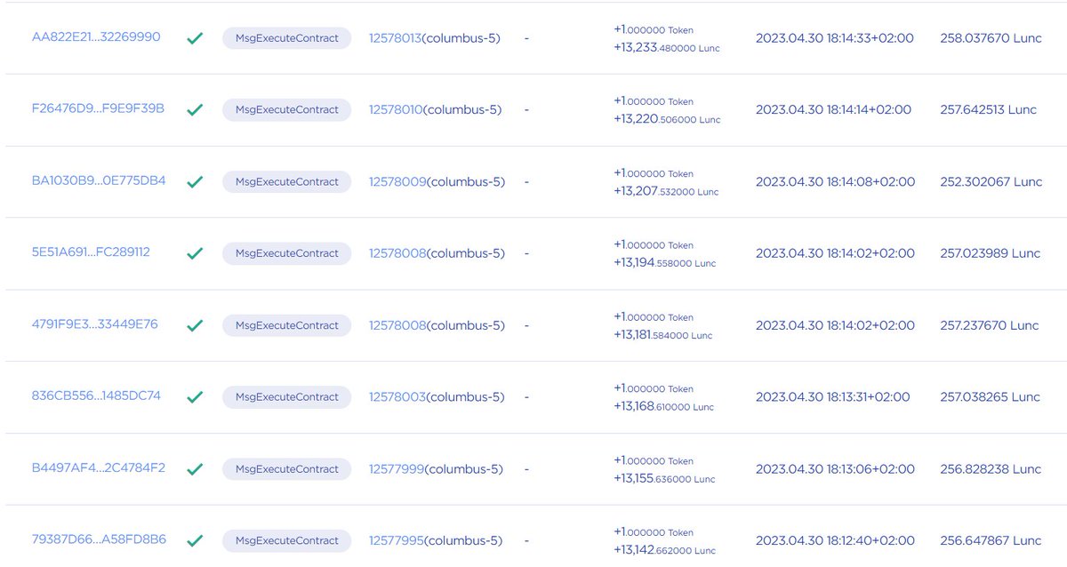 cryptomaneitaly's tweet photo. Over 370m of $LUNC have been burned in the last few days

These burns are not from on-chain exchanges but from small transactions sent directly to the burns address "terra1sk06e3dyexuq4shw77y3dsv480xv42mq73anxu" by @DFClunc 

Any project that burns as much $LUNC as possible is always welcome

Enough of the war

#LUNC #LuncArmy #LuncBurn #LUNCCcommunity #TerraClassic #Crypto #LunaClassic #LunaClassicHQ #CryptoNews #cryptotrading #Terra #DEX #DeFi #terraport #DFluncprotocol