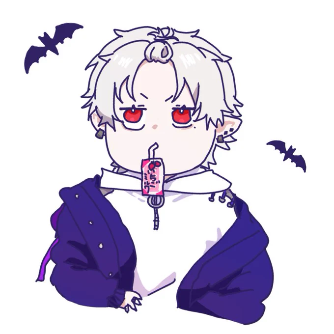 利き腕痛めたので左手で描いたら思ったより描けた ボイス感謝です #KuzuArt