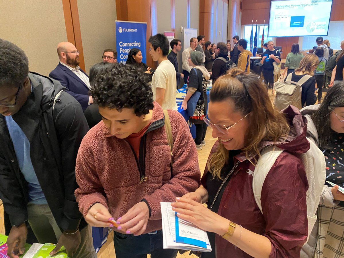 HPI_NYC's tweet photo. 🙌 The #GermanyGradFair last Friday was a resounding success! 

We had a full house with participants who were eager to learn about studying and conducting research in #Germany 🇩🇪 https://t.co/FjgxuC5lSN