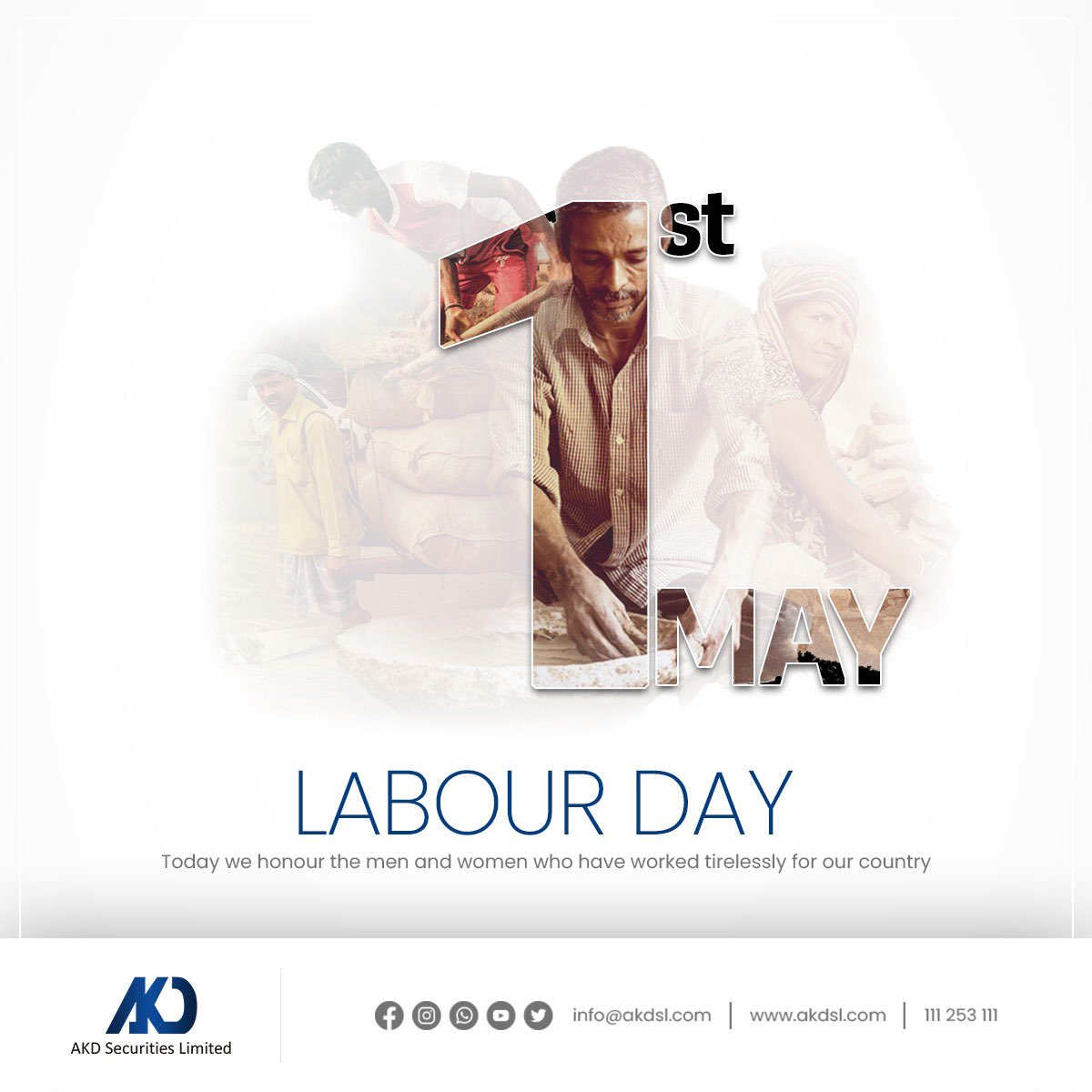 akdsecurities's tweet image. Happy Labour Day, workers are the strength of any nation! 

#laborday #labors #akdsl