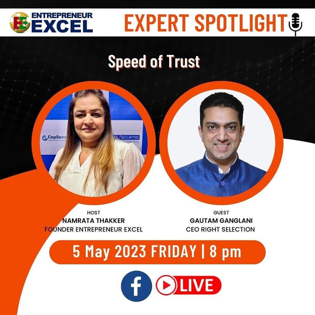 Entrepreneur Excel is back with Expert Spotlight. 

Our Host, Namrata Thakker - Founder Entrepreneur Excel is an evangelist who is creating history in building a eco system for Entrepreneurs!

Let’s meet our guest - Gautam Ganglani, an International Business #Entrepreneur wh…