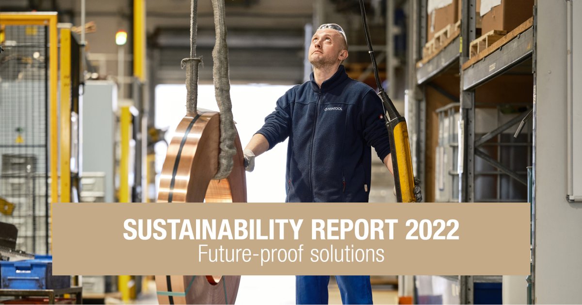 All information about Feintool’s progress in ESG (environmental, social, governance) and innovation can be found in the new Sustainability Report 2022 (SA), which was published today. feintool.com/en/newsroom/ne…